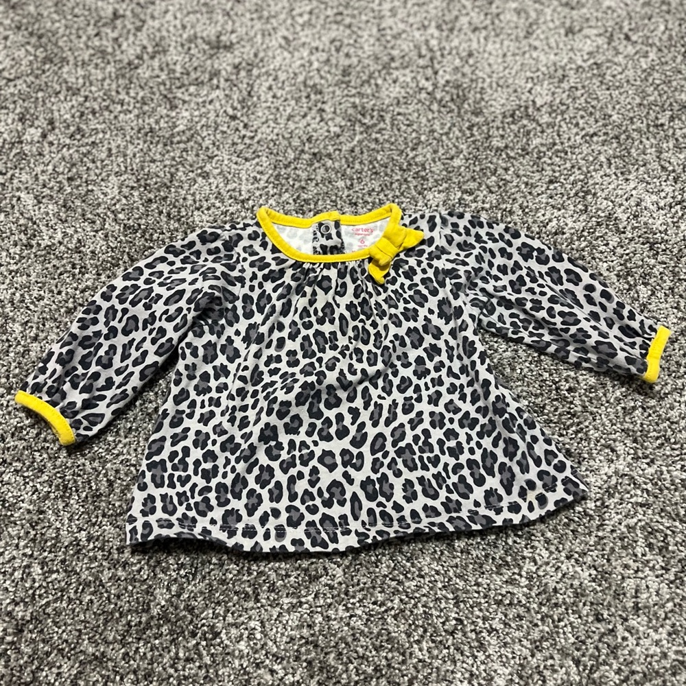 Leopard print top